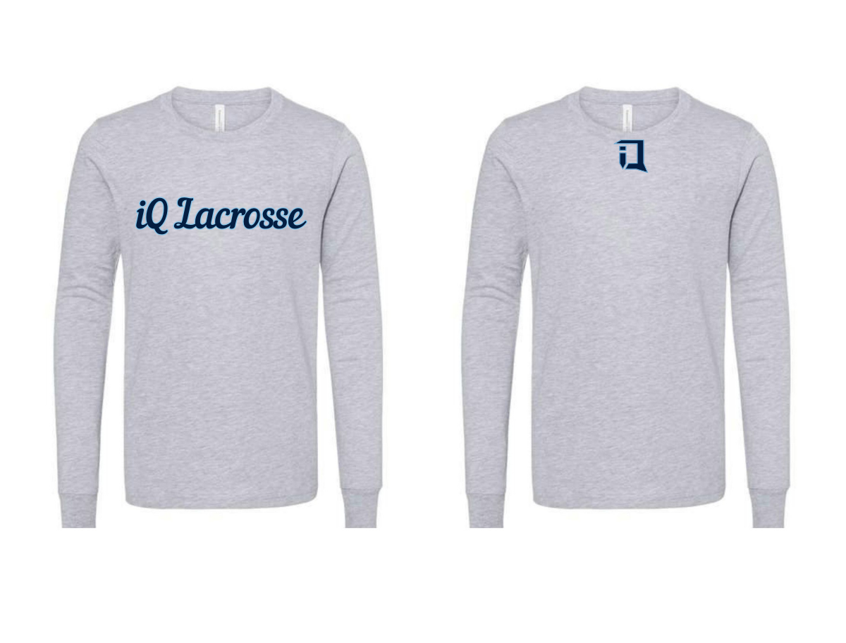Youth Cotton LS T-Shirt A (Navy Logo)