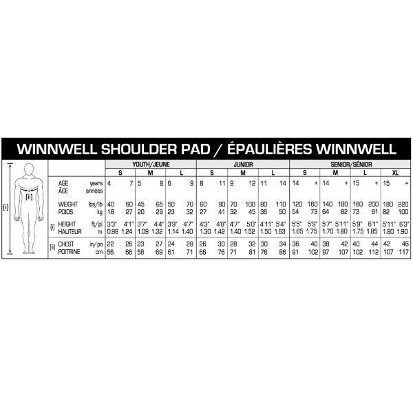 Winnwell AMP500 Senior Ice Hockey Shoulder Pads
