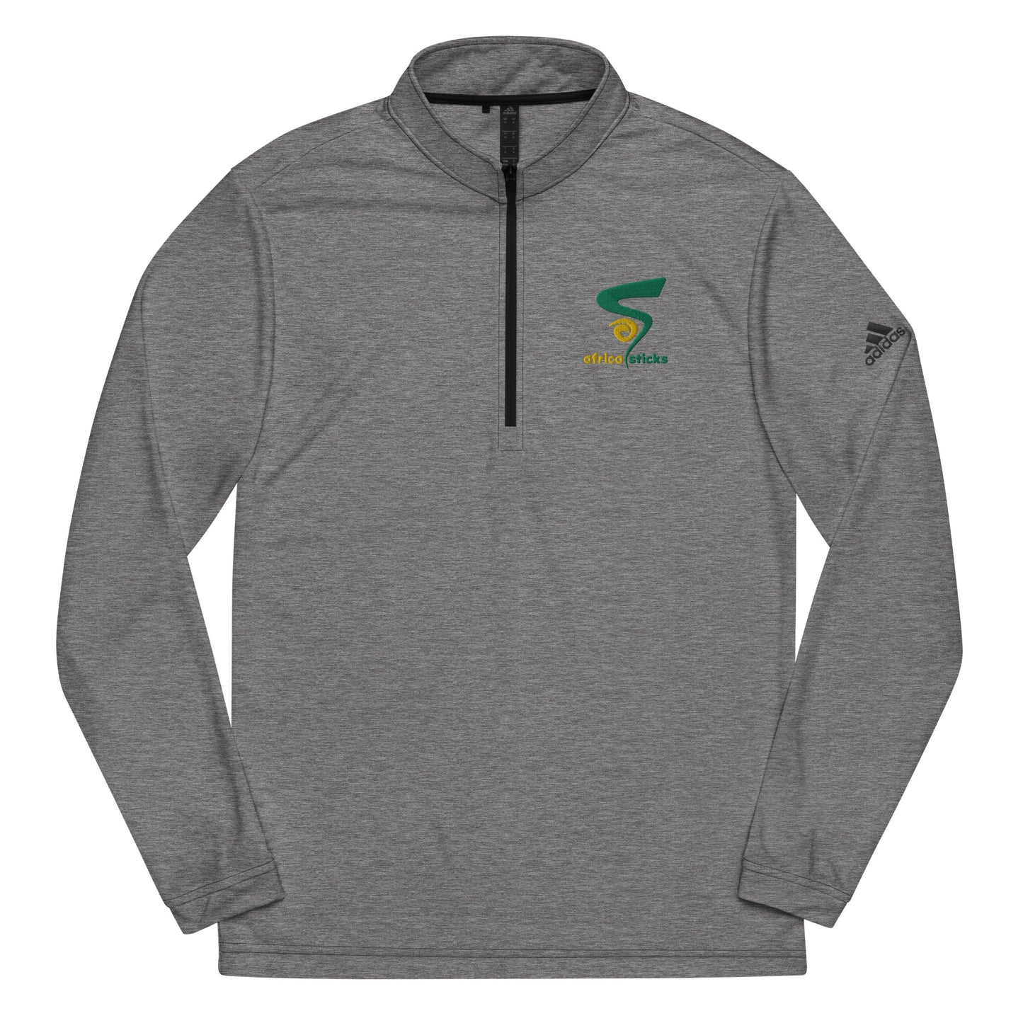 Adult Africa Sticks Adidas Quarter Zip Pullover