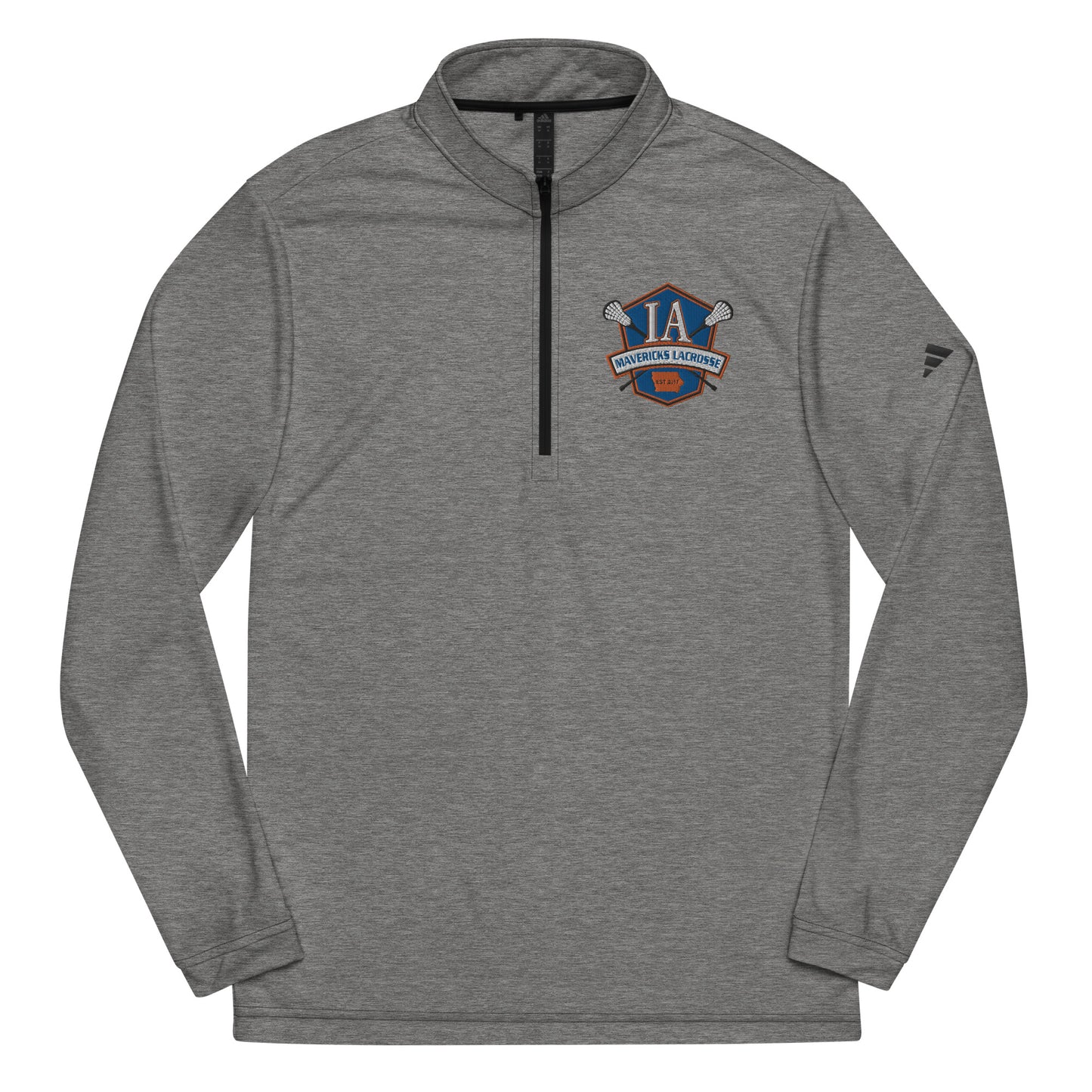 Adult Iowa Mavericks Adidas Quarter Zip Pullover