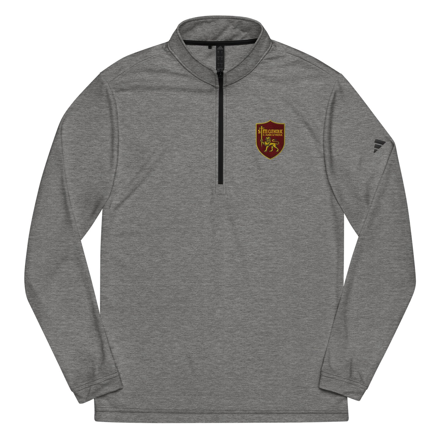 Adult STM Catholic Adidas Quarter Zip Pullover