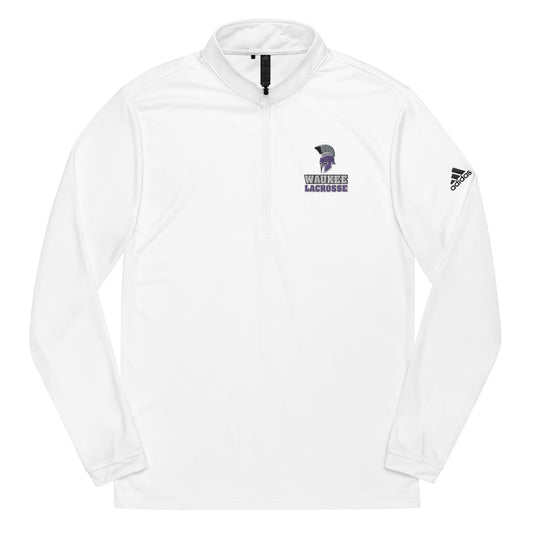Adult Waukee Lacrosse Adidas Quarter Zip Pullover