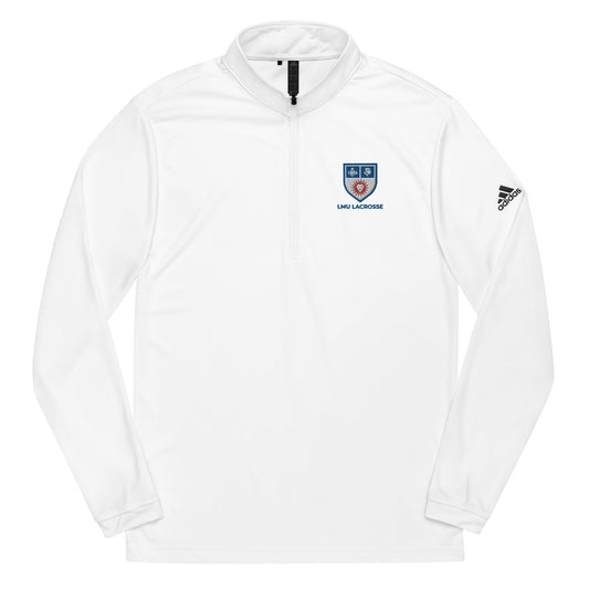 Adult LMU Men's Lacrosse Adidas Quarter Zip Pullover