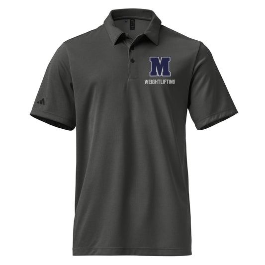 Adult Maclay Weightlifting Adidas Space-Dyed Polo Shirt