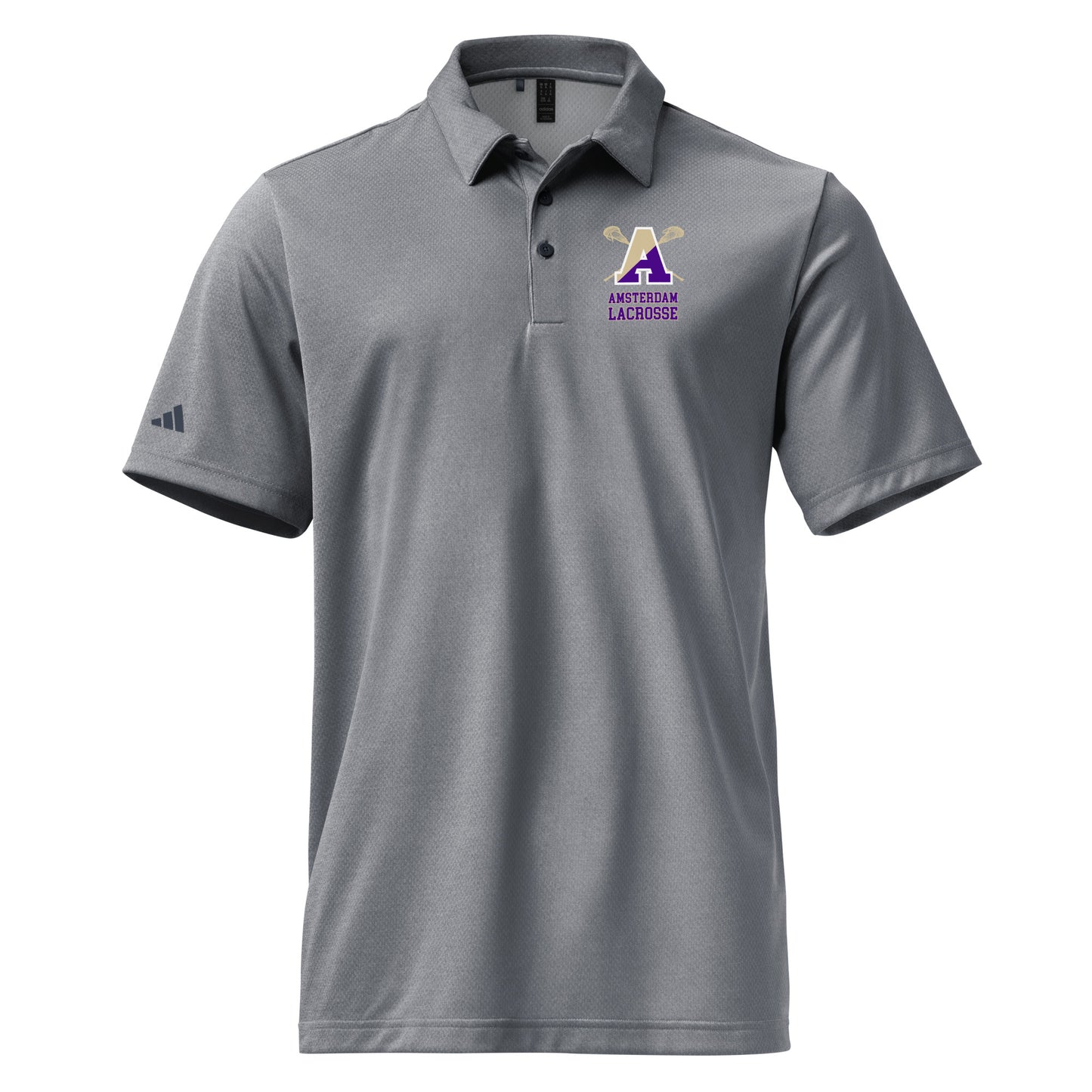 Adult Amsterdam Lacrosse Adidas Space-Dyed Polo Shirt