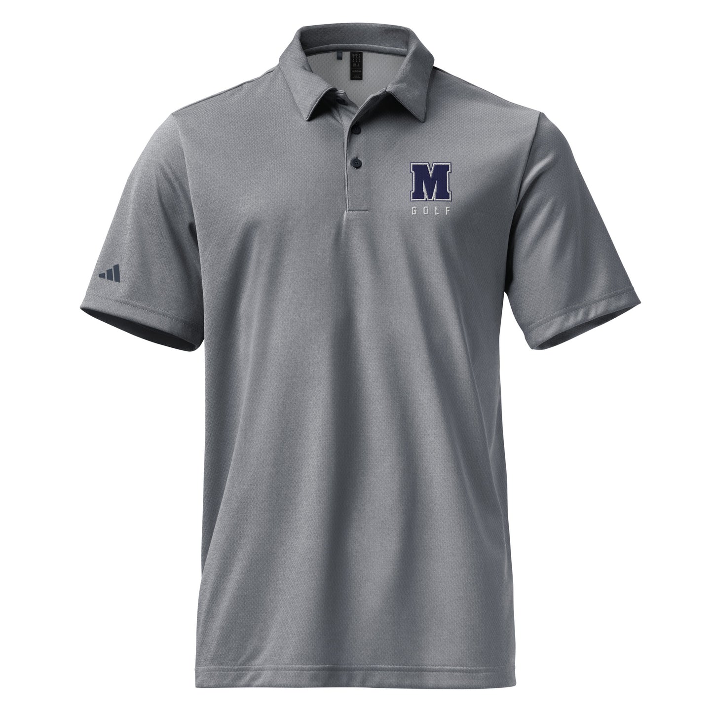 Adult Maclay Golf Adidas Space-Dyed Polo Shirt