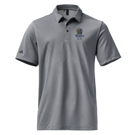 Adult Keller Football Track & Field Adidas Space-Dyed Polo