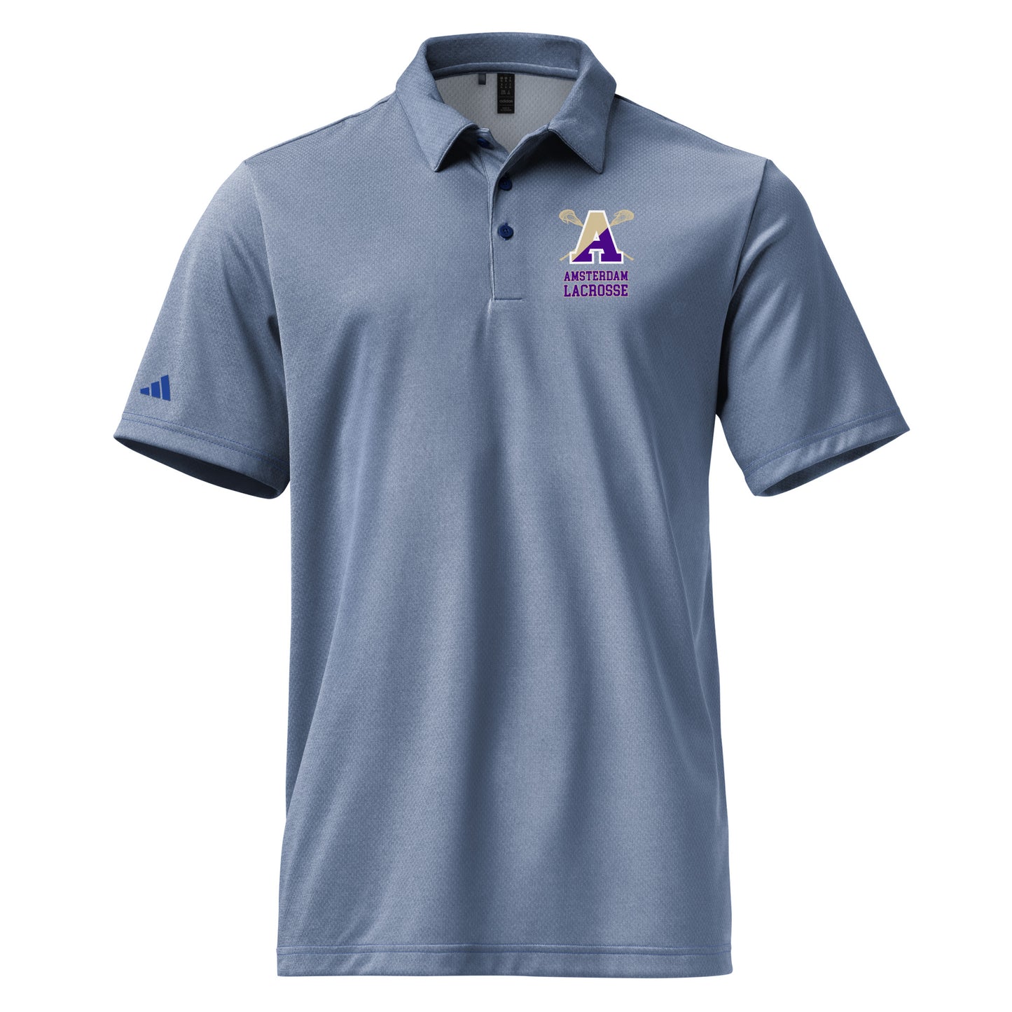 Adult Amsterdam Lacrosse Adidas Space-Dyed Polo Shirt
