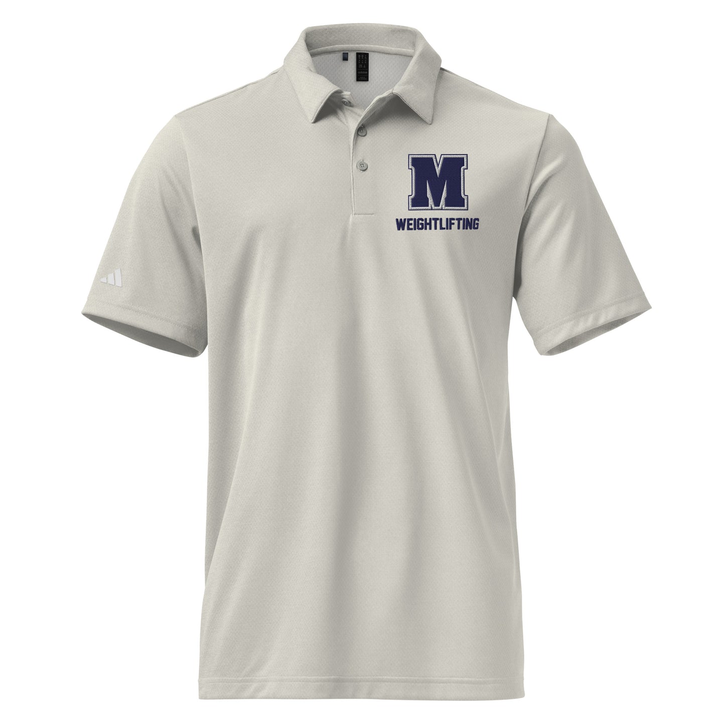 Adult Maclay Weightlifting Adidas Space-Dyed Polo Shirt