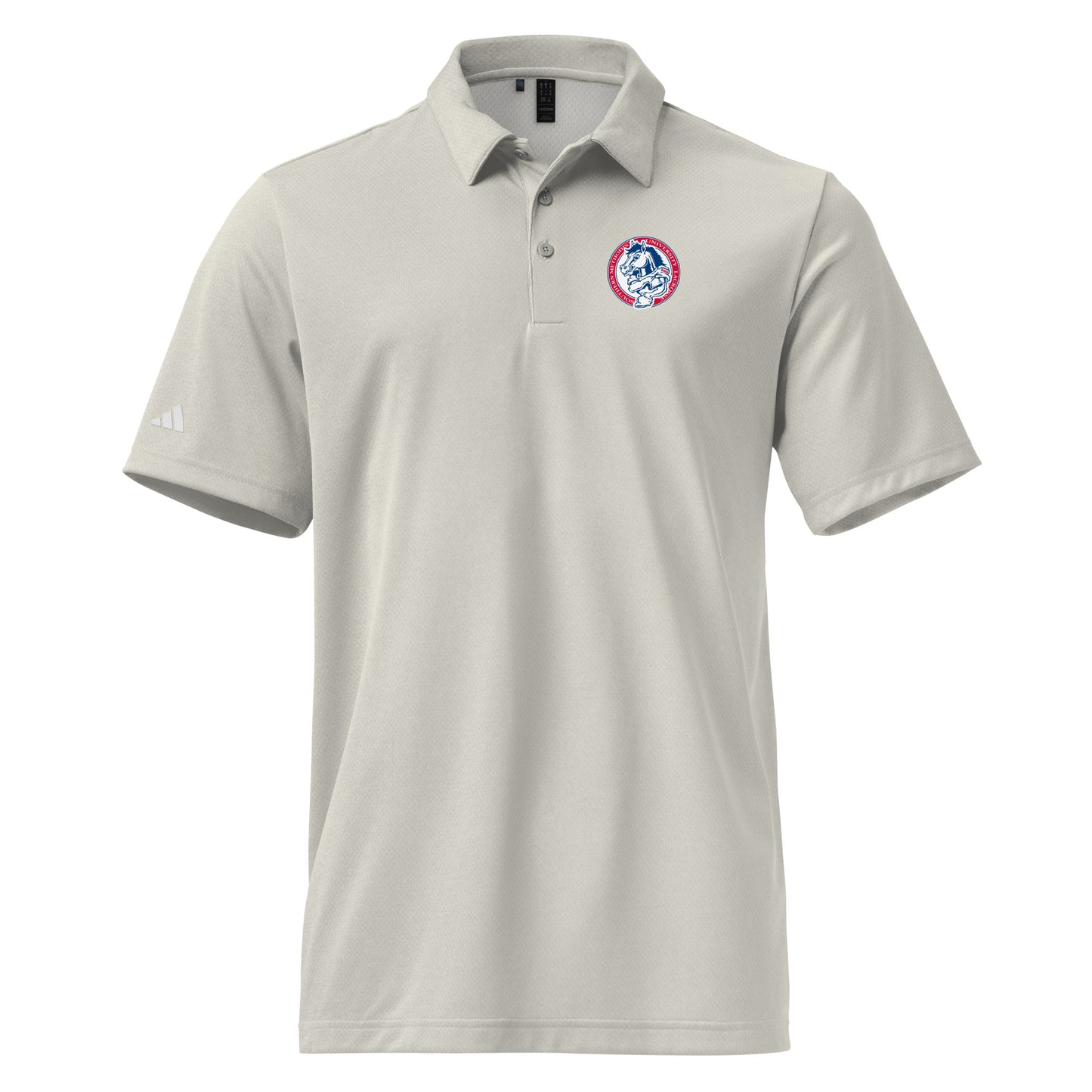 Adult SMU Lacrosse Adidas Space-Dyed Polo Shirt
