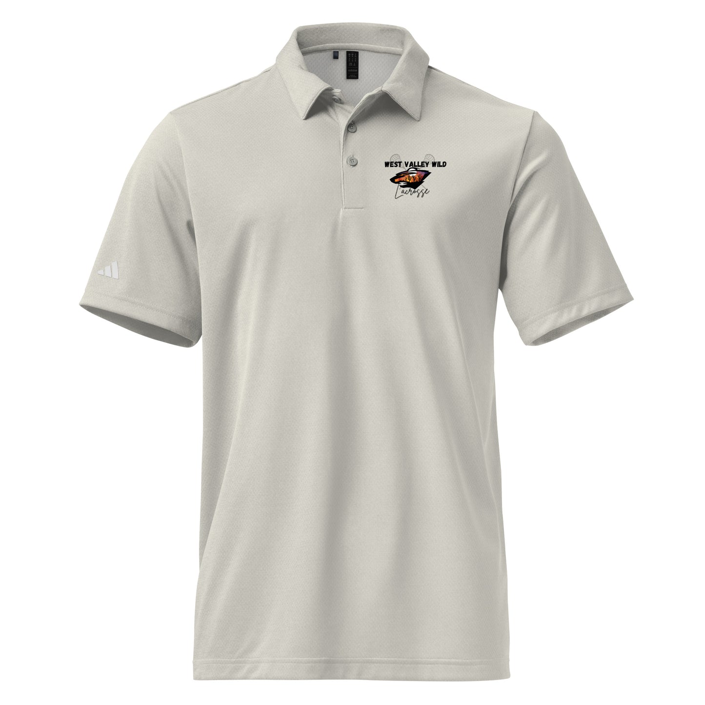 Adult WVW Lacrosse Adidas Space-Dyed Polo Shirt