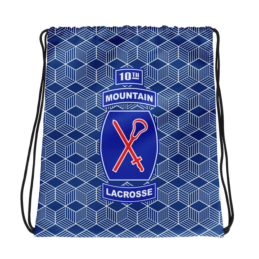 10th Mountain Lacrosse Drawstring Bag
