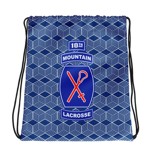 10th Mountain Lacrosse Drawstring Bag