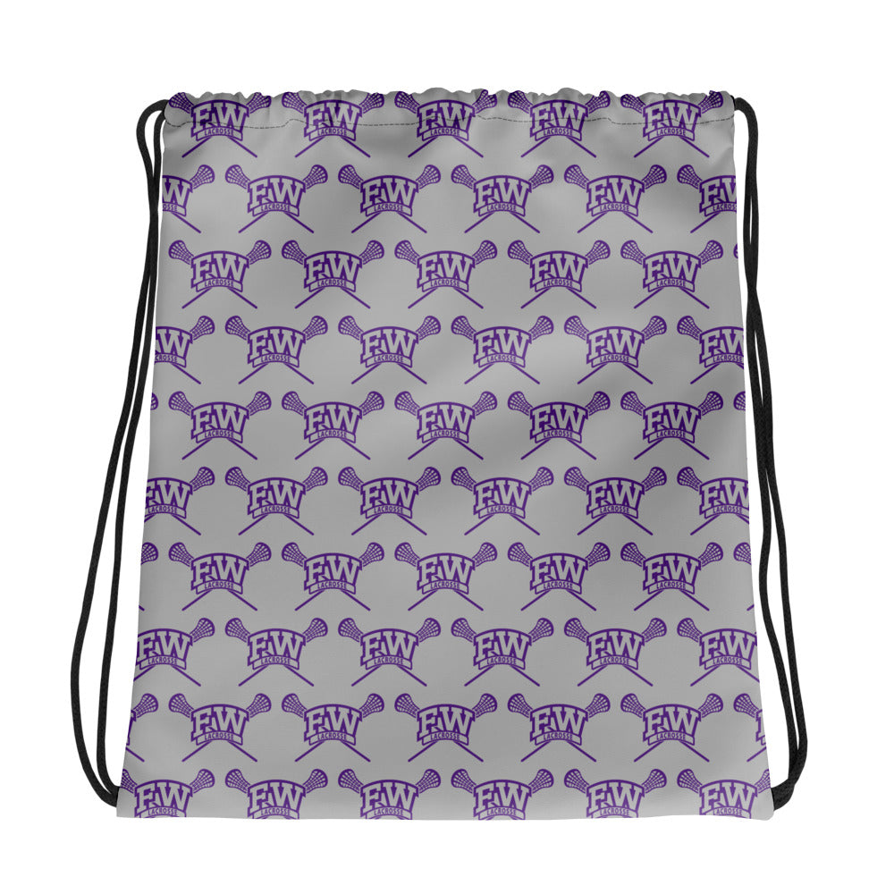 Fort Worth Lacrosse Drawstring Bag