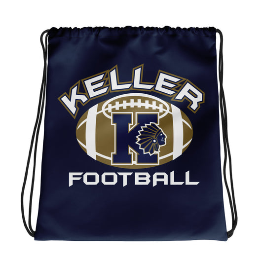 Keller Football Drawstring Bag