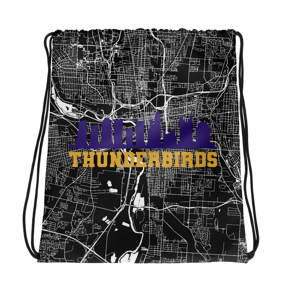 Thunderbirds Hockey Drawstring Bag | Columbus Map