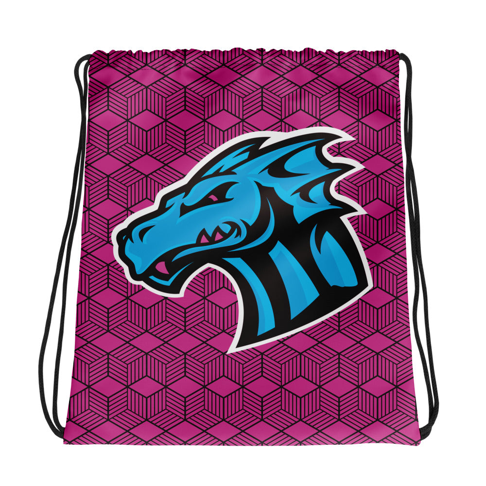 Water Dragons LC Drawstring Bag