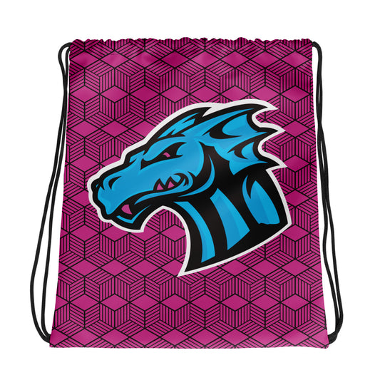 Water Dragons LC Drawstring Bag