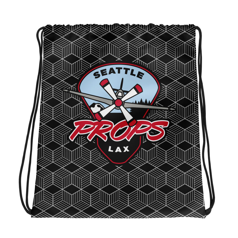 Seattle Props Lacrosse Drawstring Bag