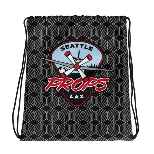 Seattle Props Lacrosse Drawstring Bag