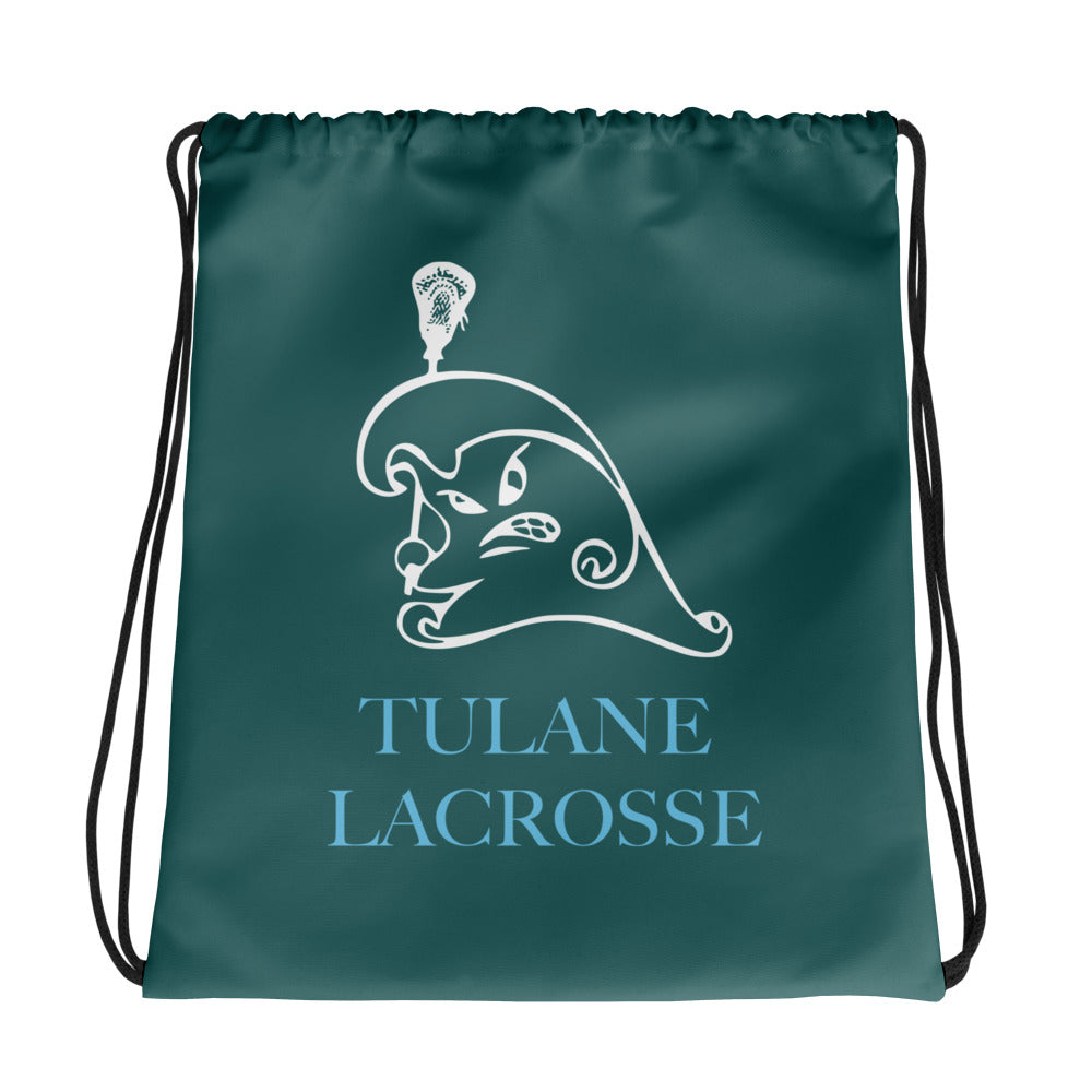 Tulane Lacrosse Drawstring Bag