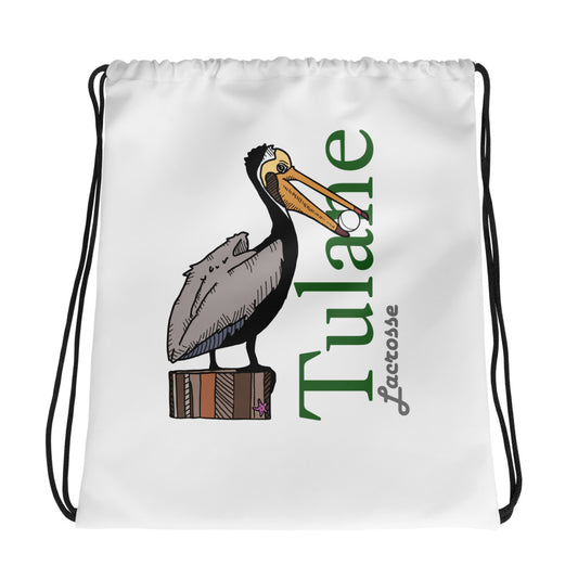 Tulane Lacrosse Drawstring Bag