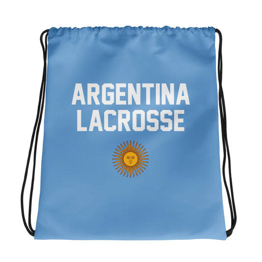 Argentina Lacrosse Drawstring Bag