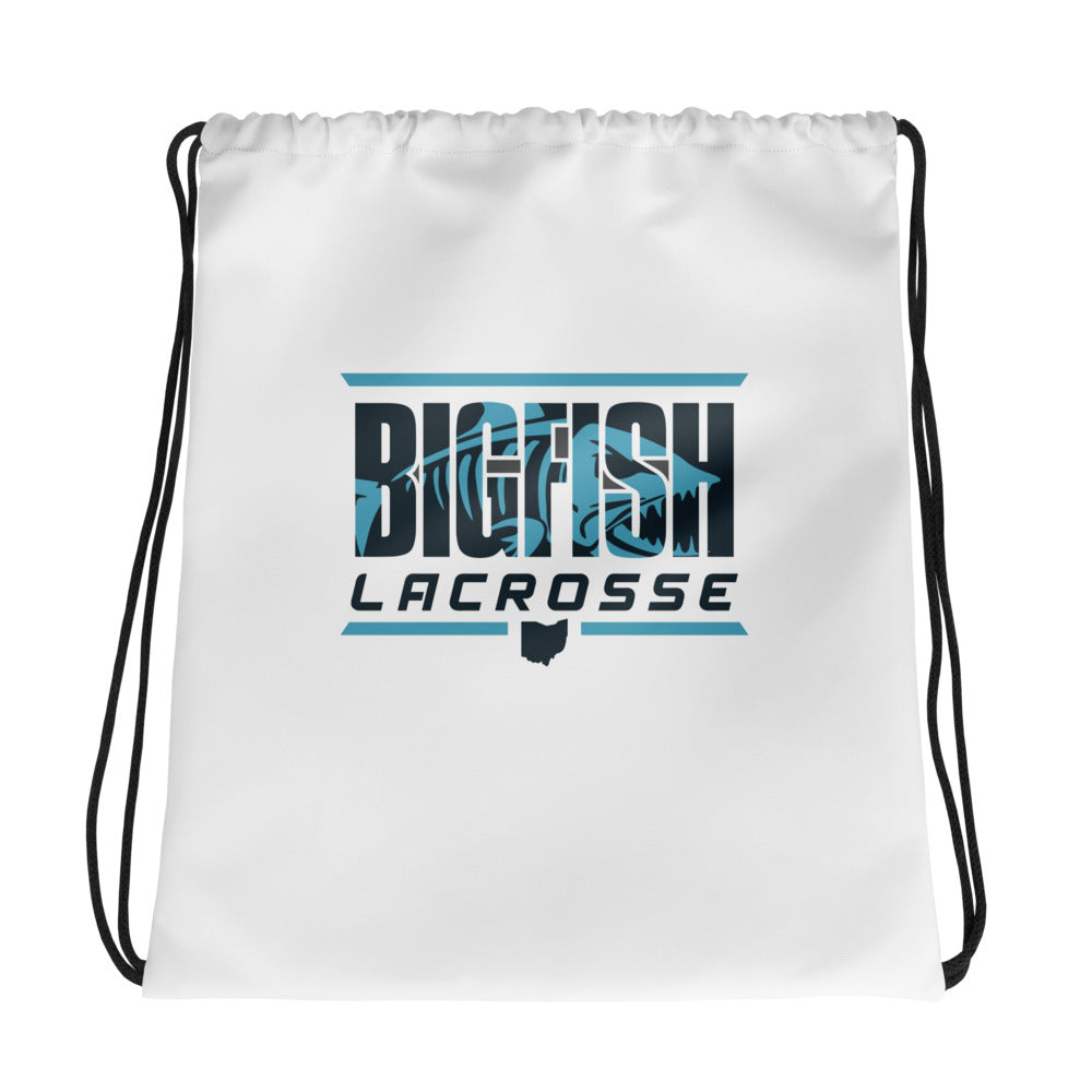 Big Fish Lacrosse Drawstring bag