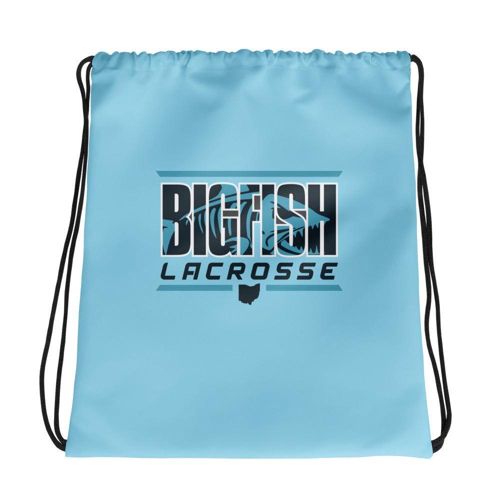 Big Fish Lacrosse Drawstring bag