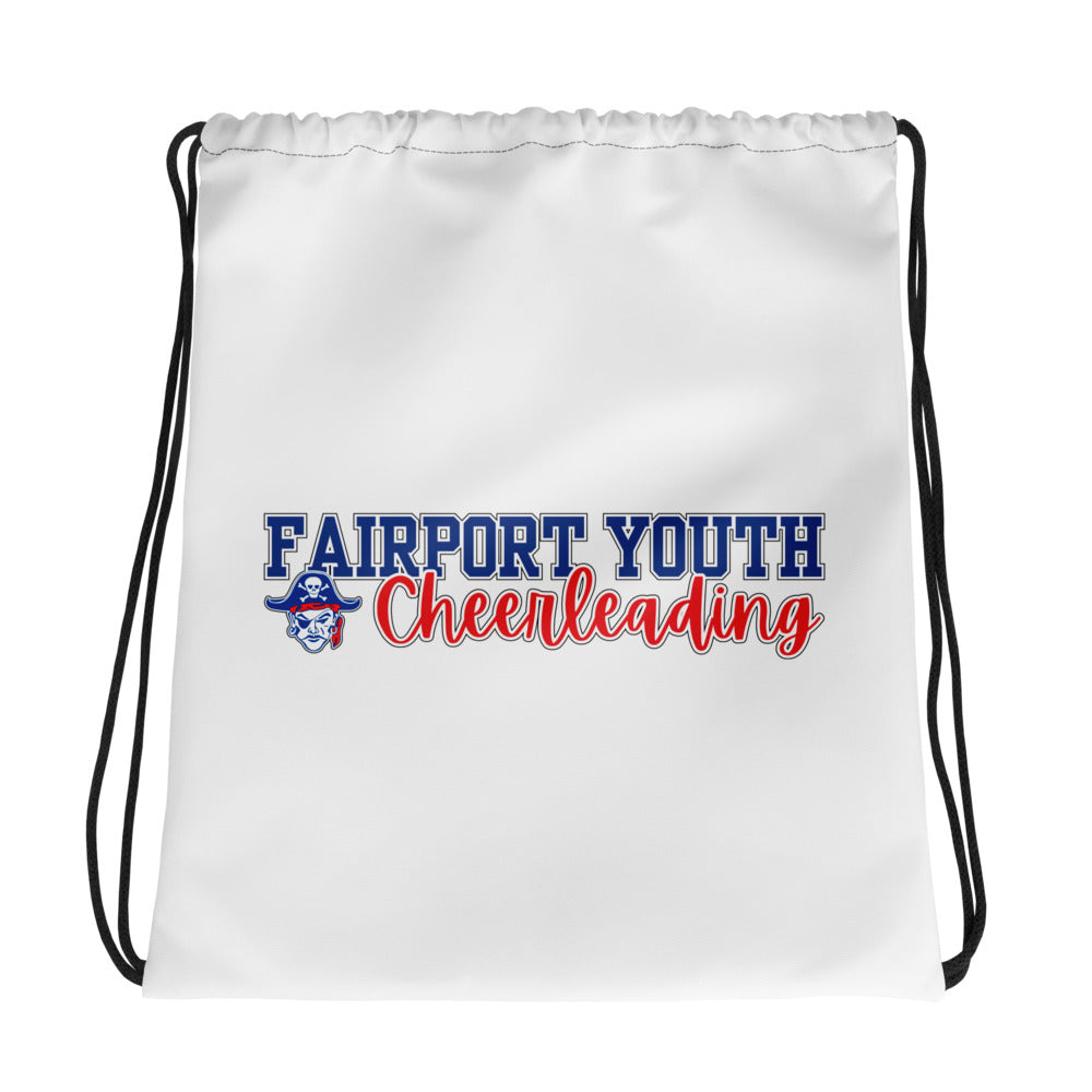 Fairport Football and Cheer Drawstring Bag