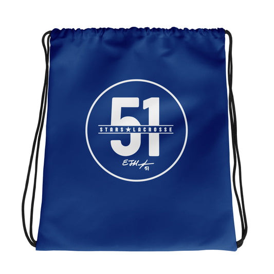 51 Stars Lacrosse Drawstring Bag