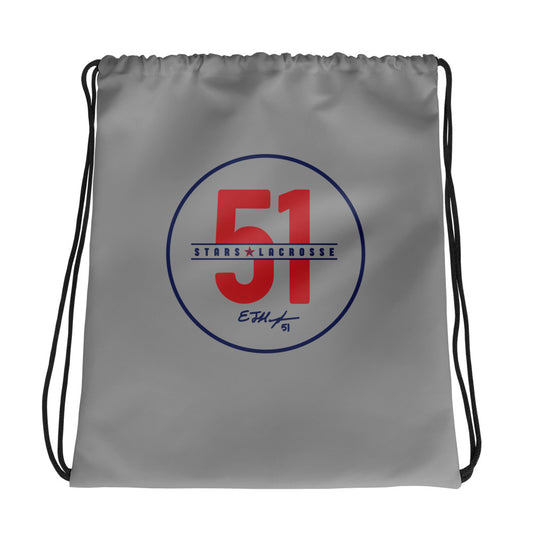 51 Stars Lacrosse Drawstring Bag