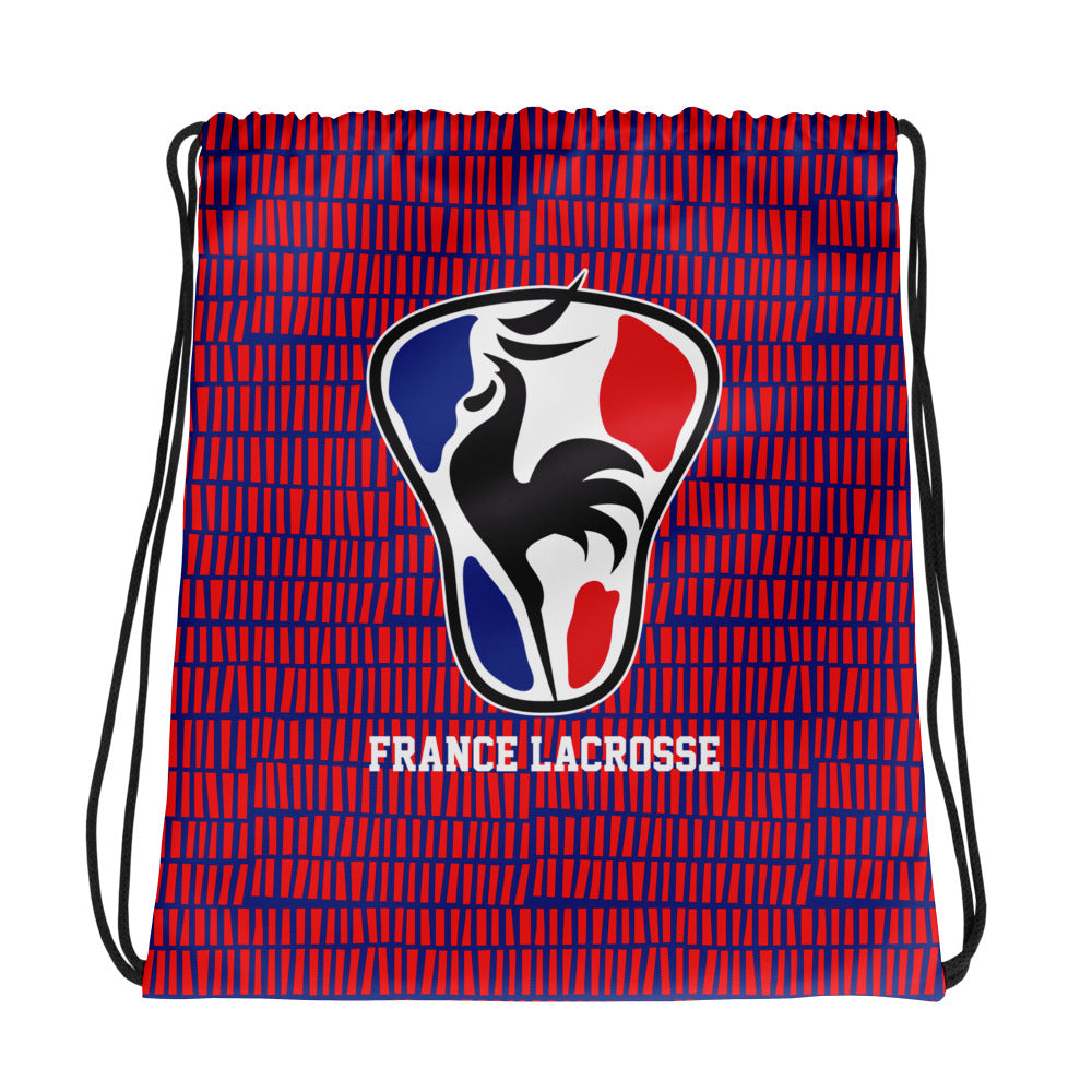 France Lacrosse Drawstring Bag