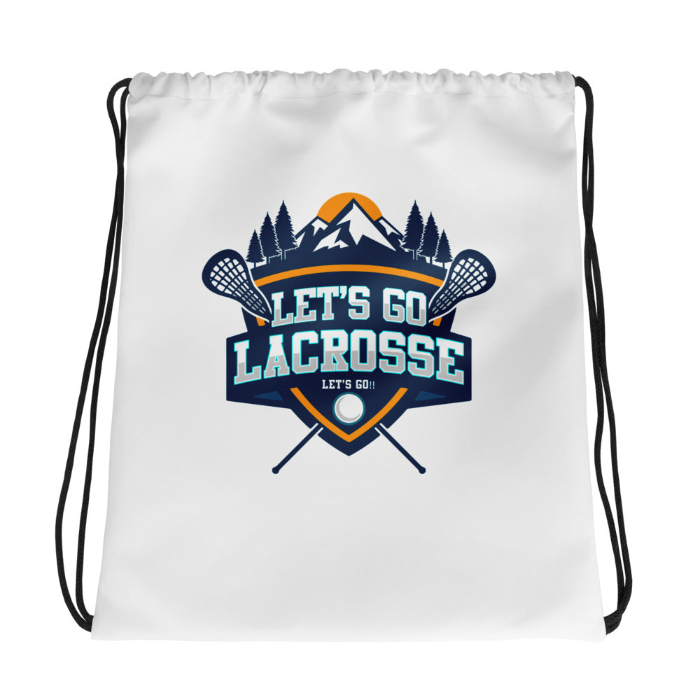 The Let's Go Lacrosse Drawstring Bag