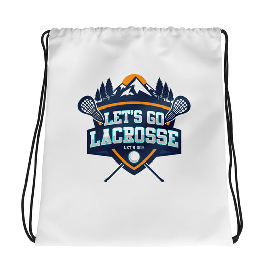 The Let's Go Lacrosse Drawstring Bag