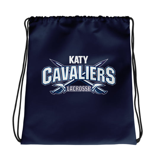 Katy Cavaliers Lacrosse Drawstring Bag