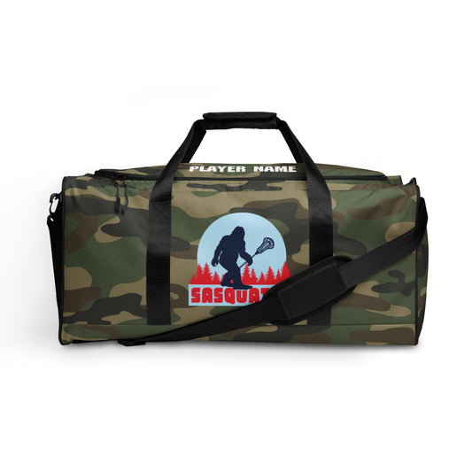 Sasquatch Lacrosse Duffle Bag - Personalized