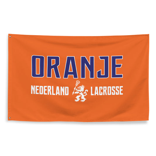 Netherlands Lacrosse Wall Flag