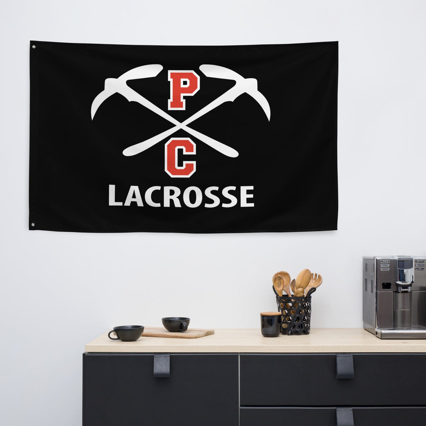 PCHS Boys Lacrosse Wall Flag (1-sided)