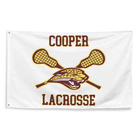 Cooper Lacrosse Wall Flag