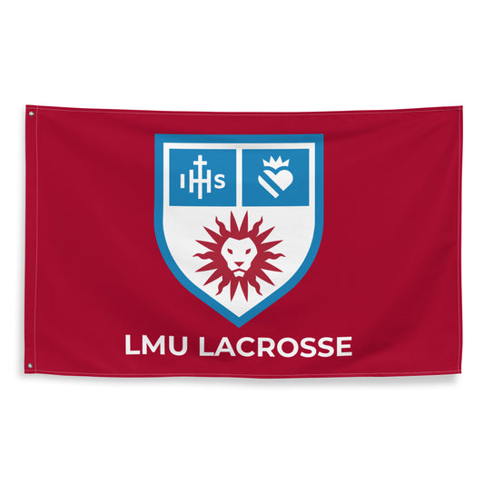 LMU Lacrosse Wall Flag (1-Sided)