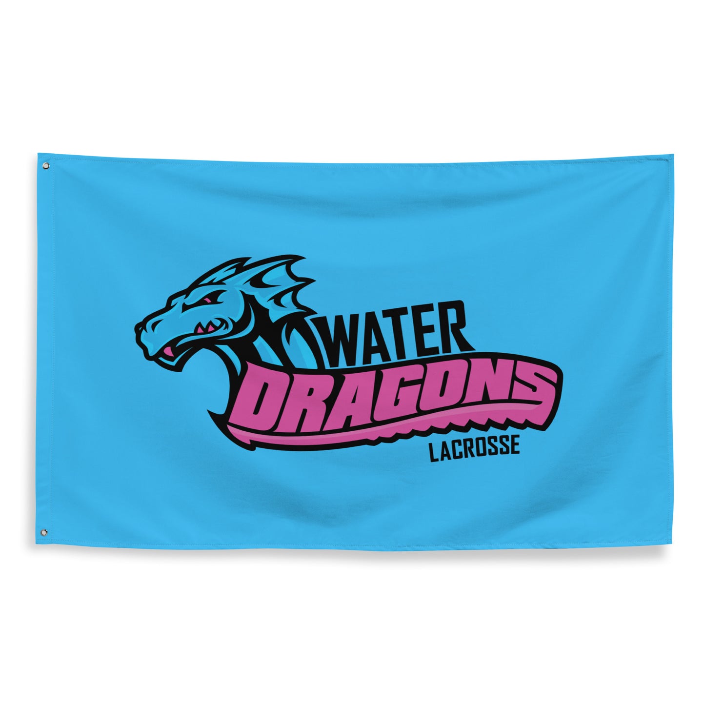Water Dragons LC Wall Flag (1 sided)