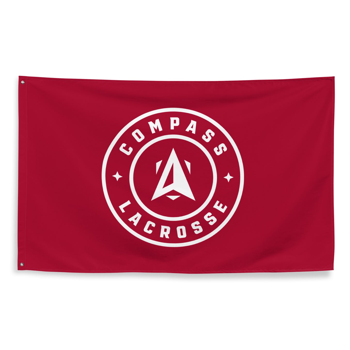 Compass Lacrosse Wall Flag (1 Sided)