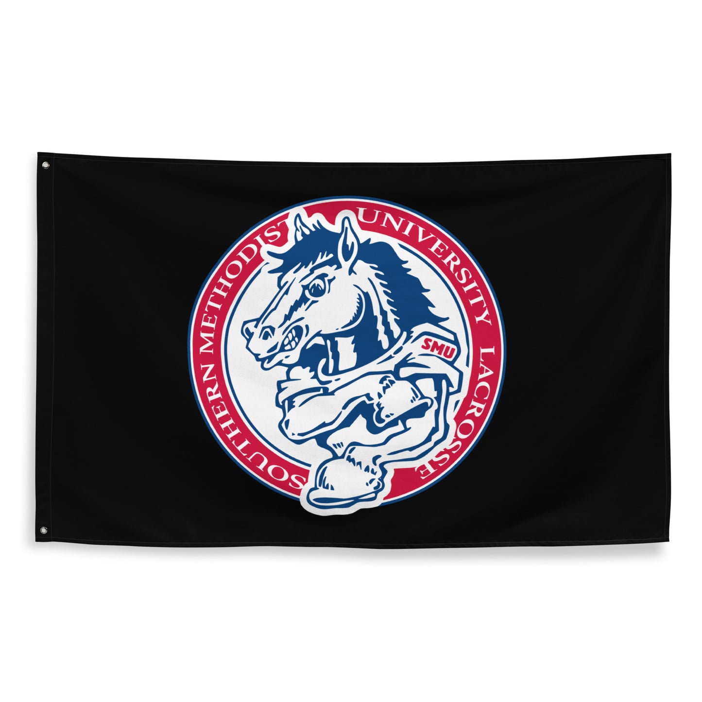 Stangs Lacrosse Wall Flag (1 sided)