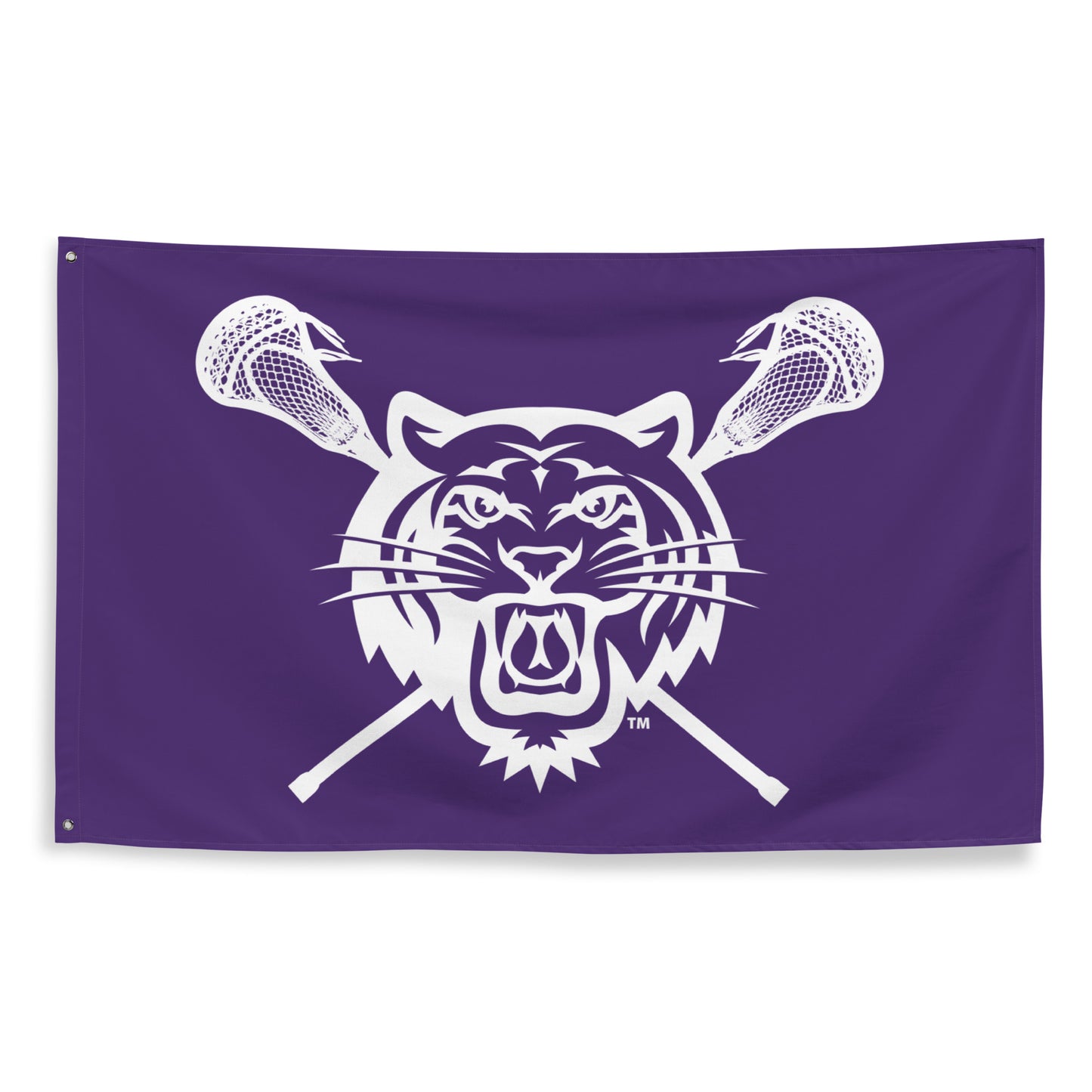 Tiger Lax Wall Flag (1 Sided)