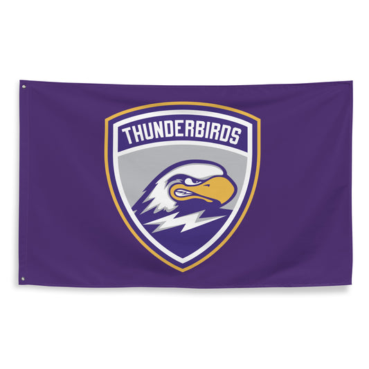 Thunderbirds Hockey Wall Flag (1-Sided)