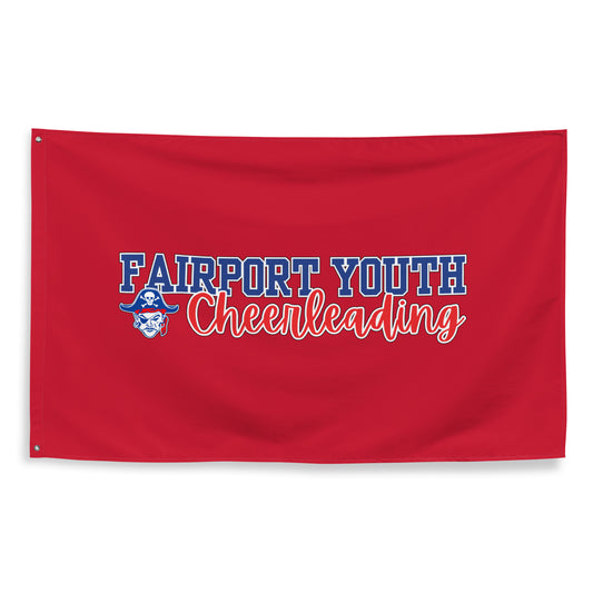 Fairport Youth Football and Cheer Wall Flag (1 sided)