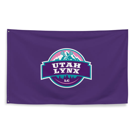 Utah Lynx Wall Flag (1 sided)