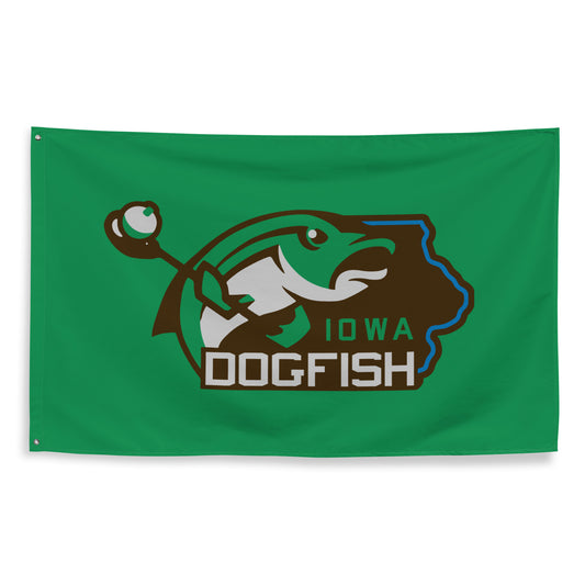 Iowa Dogfish Wall Flag (1 sided)