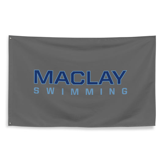 Maclay Swimming Wall Flag (1 sided)